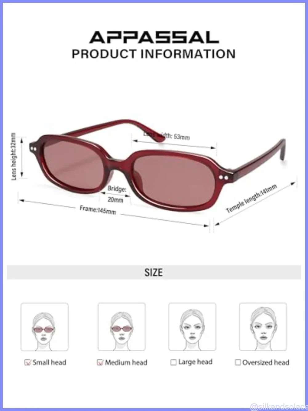 Retro Rectangle Sunglasses UV400 Polarized TAC Lens Half-Frame